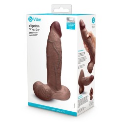 B-VIBE Slipskin Girthy Dildo Ø 6,5 cm x 23,0 cm Braun