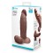 B-VIBE Slipskin Girthy Dildo Ø 6,5 cm x 23,0 cm Braun