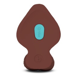 B-VIBE Slipskin Girthy Dildo Ø 6,8 cm x 20,4 cm Braun