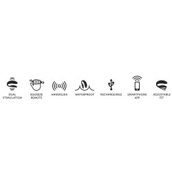 WE-VIBE Chorus Paarvibrator mit App- & Fernsteuerung Pink