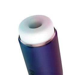 HUEMAN Blast Off Vibrating & Sucking Masturbator Violett