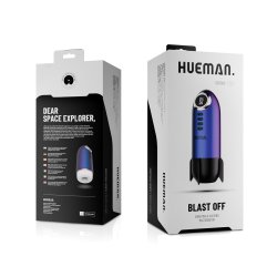 HUEMAN Blast Off Vibrating & Sucking Masturbator Violett