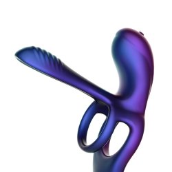 HUEMAN Zenith 3-1 Cock & Ball Ring mit G-Punkt & Klitoris-Stimulator Lila