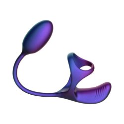 HUEMAN Halo Orbit Cock Ring mit Ball Stimulator Anal-Plug