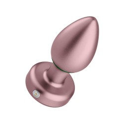 FEMMEFUNN Bougie Plug mit Vibration & Fernbedienung Roségold/Grün
