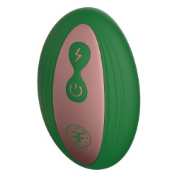 FEMMEFUNN Bougie Plug mit Vibration & Fernbedienung Roségold/Grün