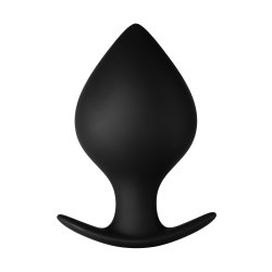 FORTO F-60 Spade Anal-Plug aus Silikon Large Schwarz