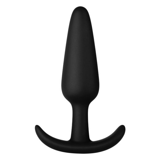 FORTO F-31 Anal-Plug aus Silikon Small Schwarz