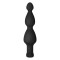 FORTO F-52 Cone Beads Anal-Plug aus Silikon Schwarz