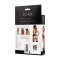 GLOSSY Erolanta Wetlook Set Top mit Strapshaltern & String Schwarz XL