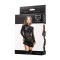 GLOSSY Erolanta Wetlook Set (Mesh-Kleid, BH & Panty) Schwarz