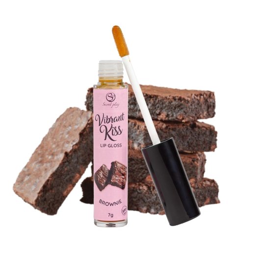 SECRET PLAY Vibrant Kiss Lip Gloss Brownie