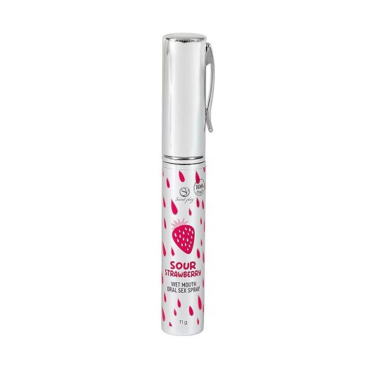 SECRET PLAY Sour Strawberry Wet Mouth Oral Sex Spray