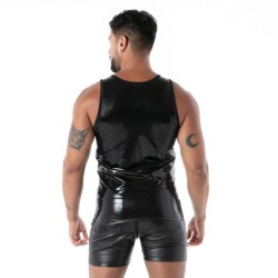 TOF Tank Top Latex Second Skin Schwarz