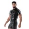 TOF Polo Latex Second Skin Schwarz