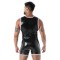 TOF Full Zip Body Latex Second Skin Schwarz