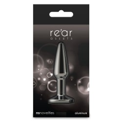 NS NOVELTIES Rear Assets Plug Schwarz-Metallic Small
