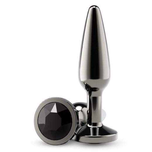 NS NOVELTIES Rear Assets Plug Schwarz-Metallic Medium