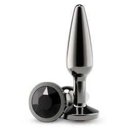 NS NOVELTIES Rear Assets Plug Schwarz-Metallic Medium