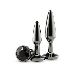 NS NOVELTIES Rear Assets Anal-Plug 2er-Set Schwarz-Metallic