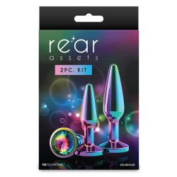 NS NOVELTIES Rear Assets Anal-Plug 2er-Set Multicolor