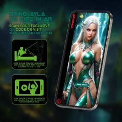 MASTURS Ayla Forest Warrior Multi-Funktions-Masturbator Grün