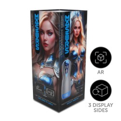 MASTURS Eloa Winged Goddess Multi-Funktions-Masturbator Grau/ Blau