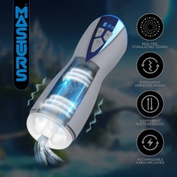 MASTURS Eloa Winged Goddess Multi-Funktions-Masturbator Grau/ Blau