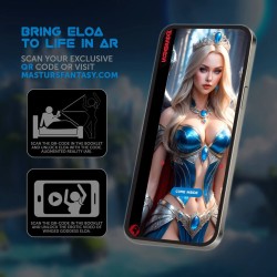 MASTURS Eloa Winged Goddess Multi-Funktions-Masturbator Grau/ Blau