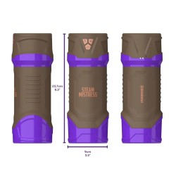 MASTURS Misty Steam Mistress Multi-Funktions-Masturbator Braun/ Blau