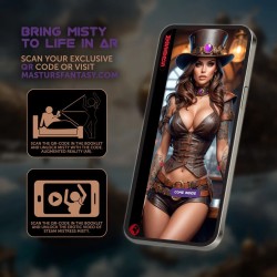 MASTURS Misty Steam Mistress Multi-Funktions-Masturbator Braun/ Blau