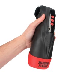 MASTURS Shadow Sinner Raven Multi-Funktions-Masturbator Schwarz/ Rot