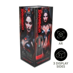 MASTURS Shadow Sinner Raven Multi-Funktions-Masturbator Schwarz/ Rot