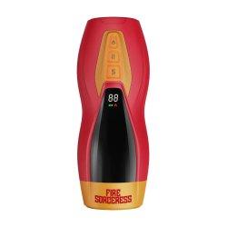 MASTURS Fire Sorceress Solara Multi-Funktions-Masturbator Rot/ Orange