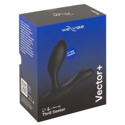 WE-VIBE Vector + Prostata- & Perineum-Massager mit Fernbedienung & App-Steuerung Schwarz (Neue Version)