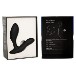 WE-VIBE Vector + Prostata- & Perineum-Massager mit Fernbedienung & App-Steuerung Schwarz (Neue Version)