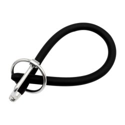 URETHRALPLAY Deepether Harnröhrensonde mit Eichelring & Bohrung 24 cm