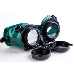 KINK GEAR Schutzbrille mit Verdunkelungsklappe