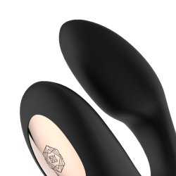 ROSY GOLD C-Shape Paar-Vibrator mit Fernbedienung & Lade-Case Schwarz