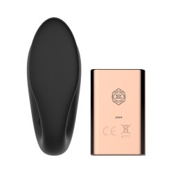 ROSY GOLD C-Shape Paar-Vibrator mit Fernbedienung & Lade-Case Schwarz