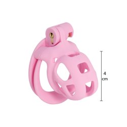 HIDDEN DESIRE EXTREME Cock Cage Penis Prison X-Short aus ABS-Kunststoff Pink