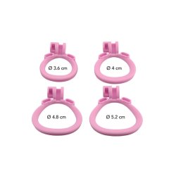 HIDDEN DESIRE EXTREME Cock Cage Penis Prison X-Short aus ABS-Kunststoff Pink