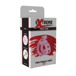 HIDDEN DESIRE EXTREME Cock Cage Penis Prison X-Short aus ABS-Kunststoff Pink