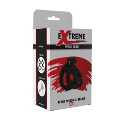 HIDDEN DESIRE EXTREME Cock Cage Penis Prison X-Short aus ABS-Kunststoff Schwarz