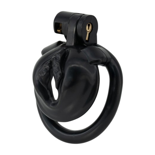 HIDDEN DESIRE EXTREME Cock Cage Sissy Trainer X-Short aus ABS-Kunststoff Schwarz