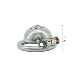 HIDDEN DESIRE EXTREME Cock Cage Stainless Vault X-Short...