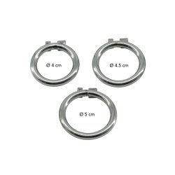 HIDDEN DESIRE EXTREME Cock Cage Stainless Vault X-Short aus Metall