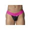 CANDYMAN Spitzen-String Beltis Schwarz/Pink