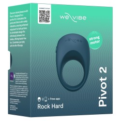 WE-VIBE Pivot 2 Rock Hard Vibro-Penisring mit App-Steuerung Blau