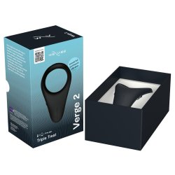 WE-VIBE Verge 2 Vibro-Penisring mit Perineum-Stimulator & App-Steuerung Schwarz